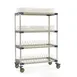 Metro MAX4-PR48VX4 MetroMax 4 Mobile Drying Rack with 2 Tray Racks and 2 Pan Racks, 26" x 50" x 68" 1 image