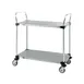 Metro MW106 Super Erecta MW Standard Duty Utility Cart w/ 2 Solid Shelves - 21" x 36" x 39" 1 image