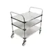 Metro MW208 Super Erecta MW Standard Duty Utility Cart w/ 3 Solid Shelves - 24" x 36" x 39" 1 image