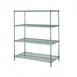 Metro N426K3 Super Erecta 4-Shelf Stationary Wire Shelving Starter Unit, Epoxy - 21" x 30" x 63" 1 image