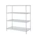 Metro N436BR Super Erecta 4-Shelf Stationary Wire Shelving Starter Unit, Brite - 21" x 36" x 63" 1 image