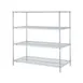 Metro N456BR Super Erecta 4-Shelf Stationary Wire Shelving Starter Unit, Brite - 21" x 48" x 63" 1 image
