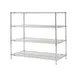 Metro N466C Super Erecta 4-Shelf Wire Stationary Shelving Starter Unit, Chrome - 21" x 60" x 63" 1 image