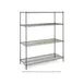 Metro N536K3 Super Erecta 4-Shelf Wire Stationary Shelving Starter Unit, Epoxy - 24" x 36" x 63" 1 image