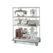 Metro N536MC Super Erecta Chrome Mobile Wire Shelving Dolly Truck Cart - 24" x 36" x 70" 1 image