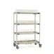 Metro PR48VX4-XDR MetroMax i Mobile Drying Rack with 2 Tray Racks, 2 Pan Racks and Drip Tray, 26" x 50" x 68" 1 image