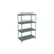 Metro PR48X4 MetroMax i Stationary Drying Rack with 2 Tray Racks and 2 Pan Racks, 24" x 48" x 74" 1 image