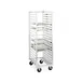 Metro RD23N 12 Pan Aluminum Mobile End Load Bun / Sheet Pan Rack with Single Section 1 image