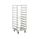 Metro RD27N 10 Pan Aluminum End Load Oval Tray Pan Rack, Assembled, 6" Bottom Load Slides 1 image