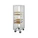 Metro RF13NA33 36 Pan Aluminum Roll-In Refrigerator Pan Rack with Gray Continuous Bumper 1 image