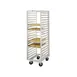 Metro RF13NA37 36 Pan Aluminum Roll-In Refrigerator Pan Rack with Gray Corner Bumper 1 image