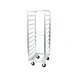 Metro RF23N 11 Pan Aluminum End Load Roll-In Refrigerator Pan Rack with 5" Slide Spacing 1 image
