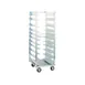 Metro RF78N 12 Pan End Load Aluminum Roll-In Refrigerator Pan Rack 1 image