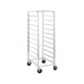 Metro RT183N18 Pan Aluminum Mobile End Load Bun / Sheet Pan Rack, Unassembled 1 image