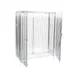 Metro SEC35C Super Erecta Chrome Stationary Wire Security Cage, 50 1/2" x 21 1/2" x 66 13/16" 3 image
