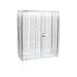 Metro SEC35C Super Erecta Chrome Stationary Wire Security Cage, 50 1/2" x 21 1/2" x 66 13/16" 4 image