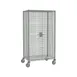 Metro SEC35EC Chrome Mobile Wire Security Shelving Unit, 52 3/4" x 21 1/2" x 68 1/2" 1 image