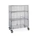Metro SEC56EC Super Erecta Mobile Wire Security Shelving Unit, Chrome, 27.25" x 65" x 67.9" 1 image