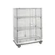 Metro SEC56VK3 Super Erecta Mobile Wire Security Unit with Metroseal Green Epoxy Finish, 27.25" x 65" x 68" 1 image