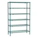 Metro SEZ-184874K3-S-42 Super Erecta 6-Shelf Wire Shelving Starter Unit, Metroseal 3 - 18" x 48" x 74" 1 image