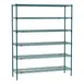 Metro SEZ-186074K3-S-42 Super Erecta 6-Shelf Wire Shelving Starter Unit, Metroseal 3 - 18" x 60" x 74" 1 image