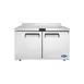 Atosa USA MGF8409GR 48" 2-Section Worktop Refrigerator with Backsplash, 2 Doors, 13.4 cu. ft. 1 image