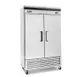 Migali C-2RB-HC 54" 2-Section Reach-In Refrigerator w/ 2 Solid Doors, Bottom Mount, 45 cu. ft. 1 image