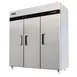 Migali C-3F-HC 77.8" 3-Solid Door Reach-In Freezer, Top Mounted, 65 cu. ft., Stainless Steel 1 image