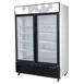 Migali C-49FM-HCE 54" 2 Glass Door Freezer Merchandiser in White, 49 cu. ft. 1 image