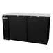 Migali C-BB60-HC 60" Two Section Back Bar Cooler with Solid Door, 15.8 cu. ft. 1 image