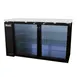 Migali C-BB60G-HC 60" Two Section Back Bar Cooler with Glass Door, 15.8 cu. ft. 1 image