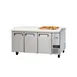 Migali C-RWT93-HC 93" 3-Section Worktop Refrigerator w/ 3 Doors, 26 cu. ft. 1 image