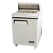 Migali C-SP27-12BT-HC 27" One Section Mega Top Sandwich Prep Table w/ 1 Door, 12 Pans 1 image