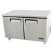Migali C-U60R-HC 60" 2-Door Undercounter Refrigerator, Stainless Steel, 18.2 cu. ft., Rear Mount 1 image