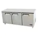 Migali C-U72R-HC 72" 3-Door Undercounter Refrigerator, Stainless Steel, 24.5 cu. ft. 1 image