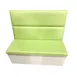 MKLD 36-LAM-FR-S Single Booth, 48L x 36H, Upholstered Channel Back & Seat, Laminated Frame Finish 1 image