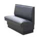 MKLD 48-PB-S Single Booth, 48L x 48H, Upholstered Plain Back & Seat 1 image