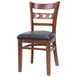 MKLD A6025 V Indoor Side Chair with Ladder Back and Veneer Seat, European Beechwood Frame 1 image