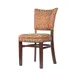MKLD A6241-DA BV Indoor Custom Chair with Upholstered Back and Upholstered Seat, Black Vinyl 1 image