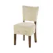 MKLD A6241-DC BV Indoor Custom Chair with Upholstered Pullover Back and Upholstered Seat, Black Vinyl 1 image