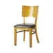 MKLD A6854 V Indoor Side Chair with Solid Wood Back and Veneer Seat, Beechwood Frame 1 image