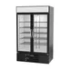 Beverage-Air MMF44HC-1-B 47" 2 Glass Door Merchandising Freezer in Black, 44 cu. ft. 2 image