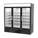 Beverage Air MMF72HC-5-B 75" 3 Glass Door Merchandiser Freezer in Black, 68.5 cu. ft. 2 image