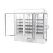 Beverage Air MMF72HC-5-W 75" 3 Glass Door Merchandiser Freezer in White, 68.5 cu. ft. 4 image