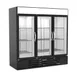 Beverage Air MMRF72HC-1-B-BW 75" 3‑Door Merchandiser, 19.6 cu ft Fridge & 44.9 cu ft Freezer 1 image