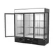 Beverage Air MMRF72HC-1-B-BW 75" 3‑Door Merchandiser, 19.6 cu ft Fridge & 44.9 cu ft Freezer 4 image