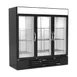 Beverage Air MMRR72HC-1-B-BW-WINE 75" Glass Door Wine Merchandiser, Dual Temperature, 65.47 cu. ft. 1 image