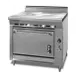 Montague Company 136-16 36" Gas Heavy Duty Range w/ (1) Even Heat Hot Top, (1) French Top, Standard Oven, 115.000 BTU 1 image