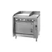 Montague Company 36-0G  36" Gas Heavy Duty Range w/ 24" Griddle, (1) Gradient Heat Hot Top, Open Cabinet Base, 63.500 BTU 1 image