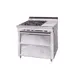 Montague Company 36-2E Gas Heavy Duty Range w/ (4) Open Burners, (1) Even Heat Hot Tops, Open Cabinet Base, 140.000 BTU 1 image